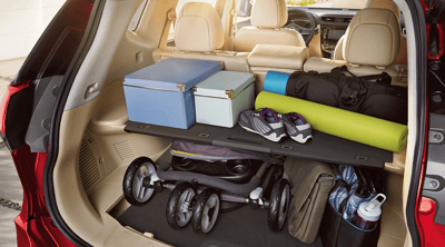 Divide-N-Hide Cargo System in the Nissan Rogue